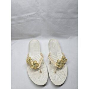 Crocs Isabella Sandals Womens 7 Flip Flops Embellished Iconic Comfort Thong